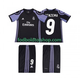 Real Madrid BENZEMA 9 2016 2017 Retro Børn 3 trøje S/S